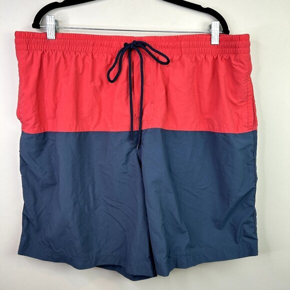 Columbia orange and navy‎ color block swiming trunks size XXL - Picture 1 of 4